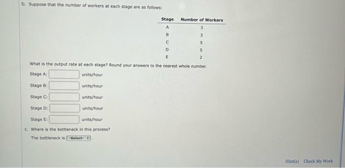 Solved The production process shown below consists of five | Chegg.com
