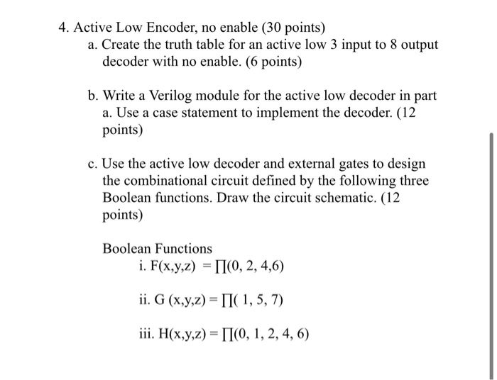 active low 8 to 3 encoder truth table