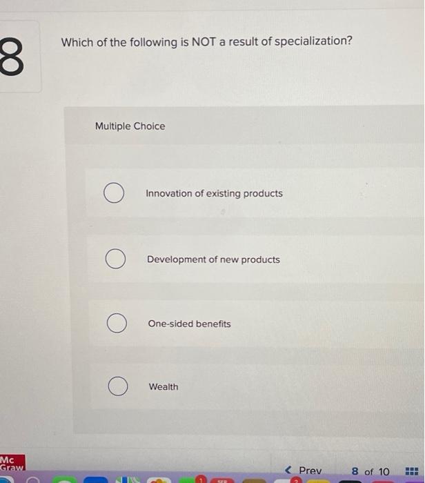 Which of the following is NOT a result of | Chegg.com