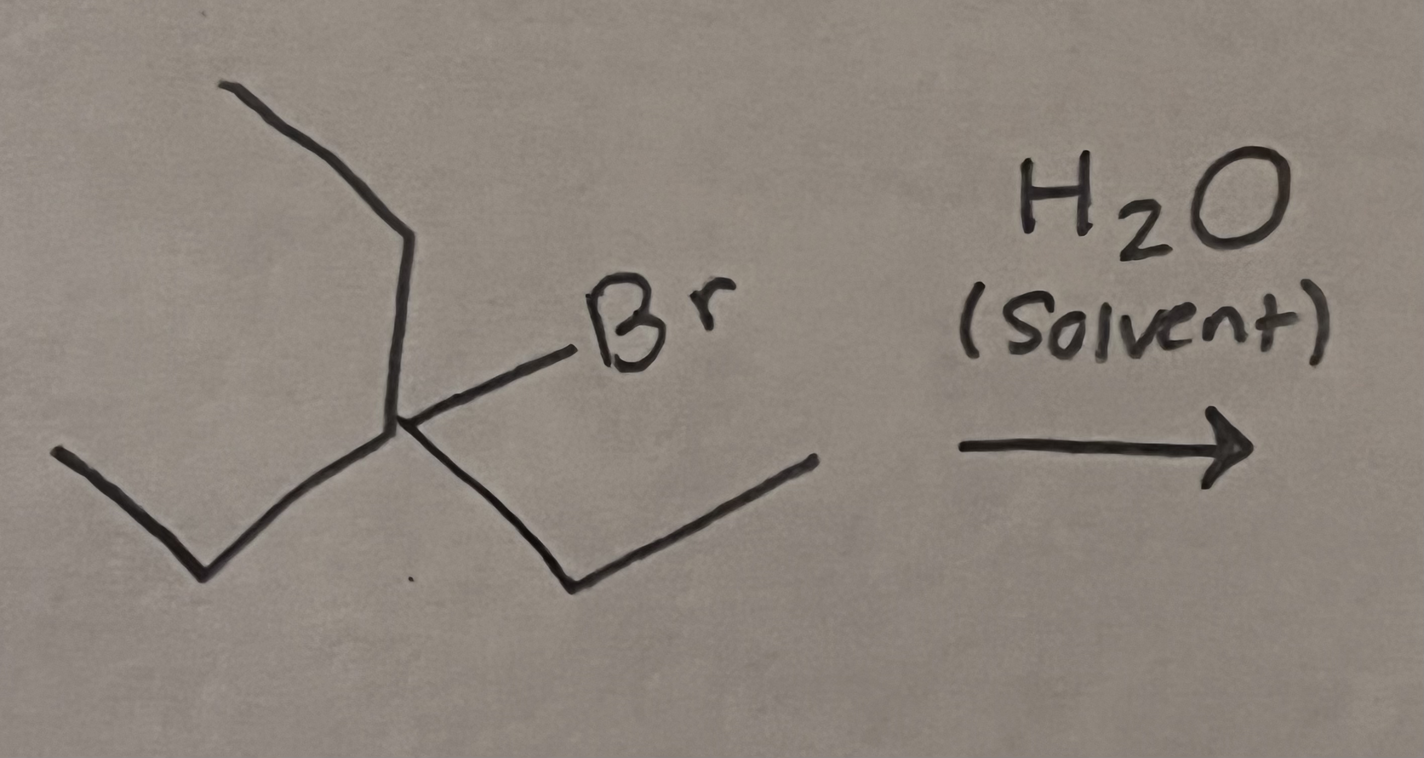 Solved For the SN1 ﻿reaction draw the major organic product Chegg com