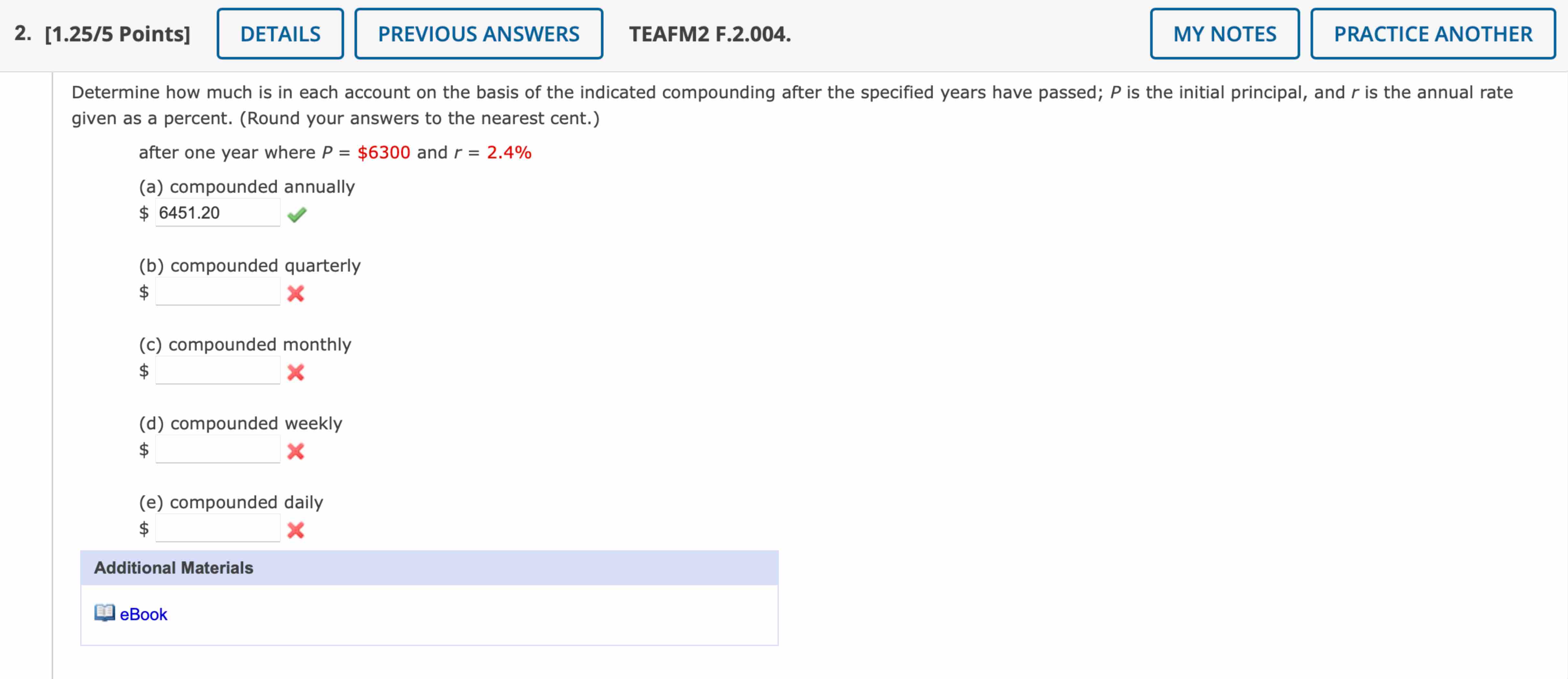 Solved Determine how much is in each account on the basis of | Chegg.com