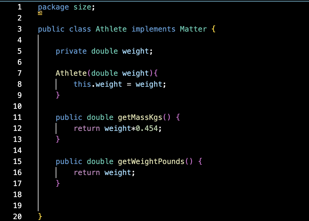 Solved (In java pls ) Create a new Interface called Height | Chegg.com