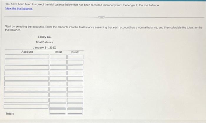 where is cash in hand recorded in trial balance