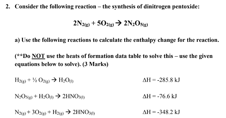 Solved ]Consider the following reaction - ﻿the synthesis of | Chegg.com