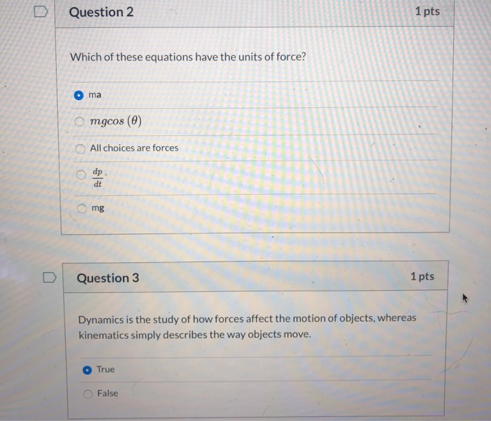 Solved Question 2 1 pts Which of these equations have the | Chegg.com