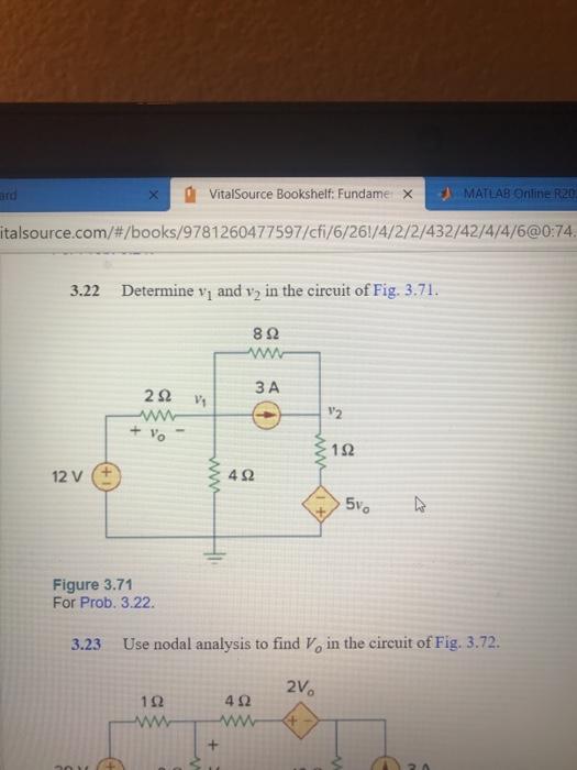 Solved Ard VitalSource Bookshelf: Fundamex MATLAB Online R21 | Chegg.com