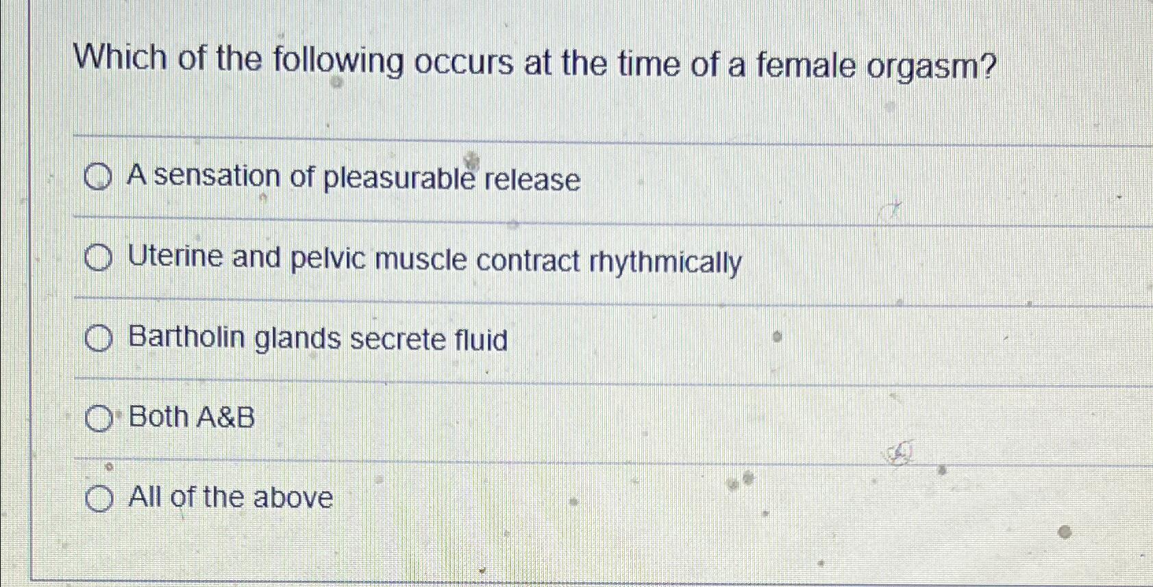 solved-which-of-the-following-occurs-at-the-time-of-a-female-chegg