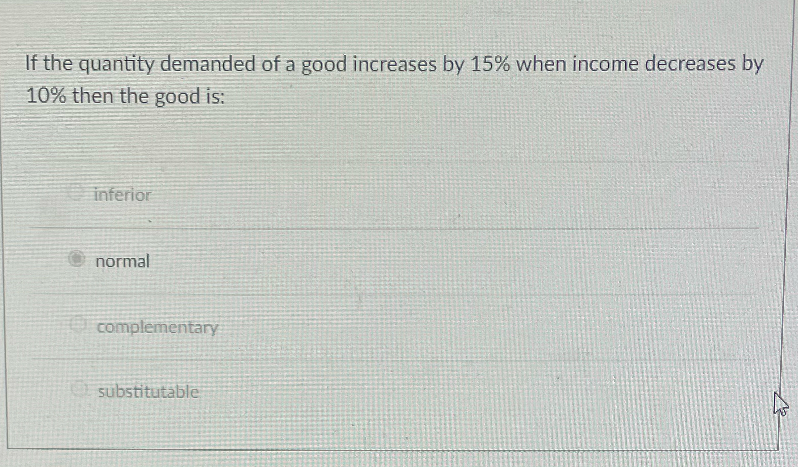 Solved If the quantity demanded of a good increases by 15% | Chegg.com