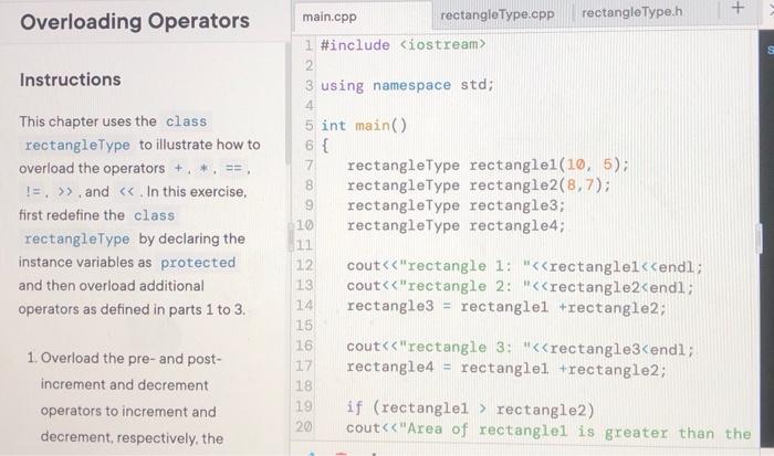 Lecture 7 Operator Overloading Flashcards