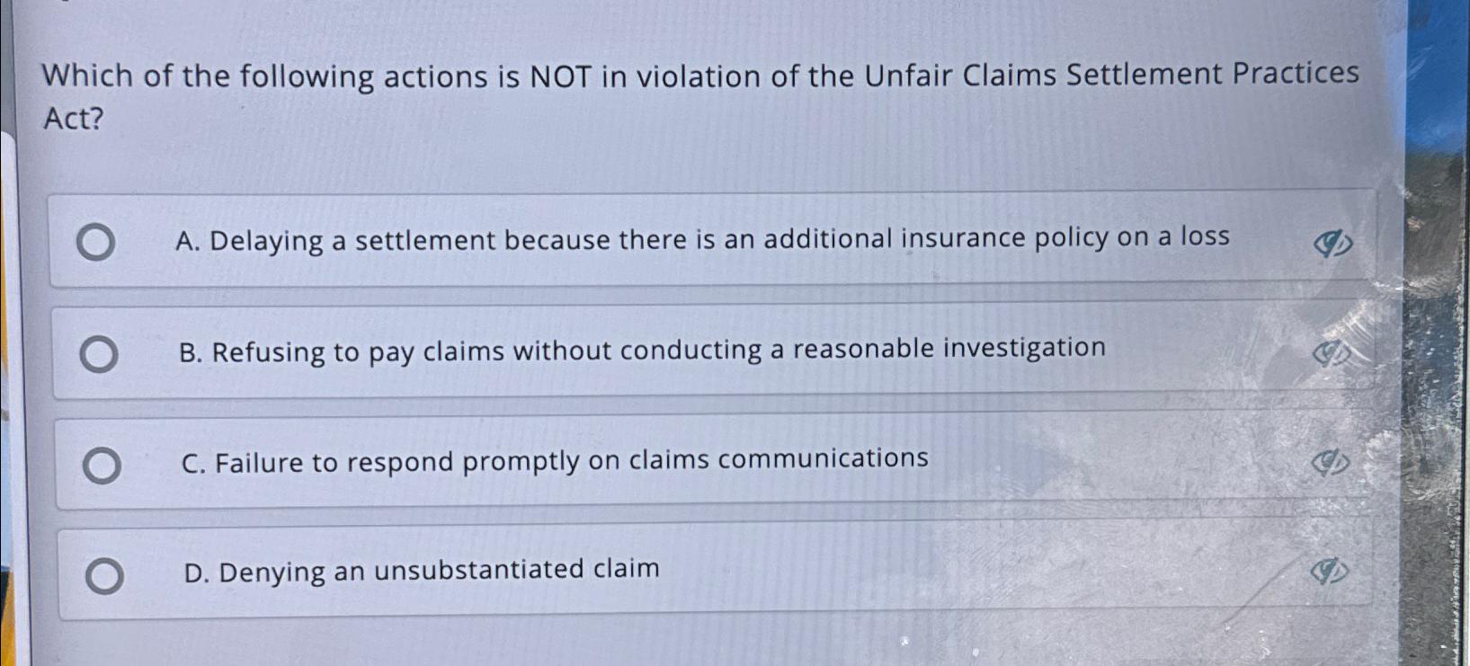 Solved Which of the following actions is NOT in violation of | Chegg.com