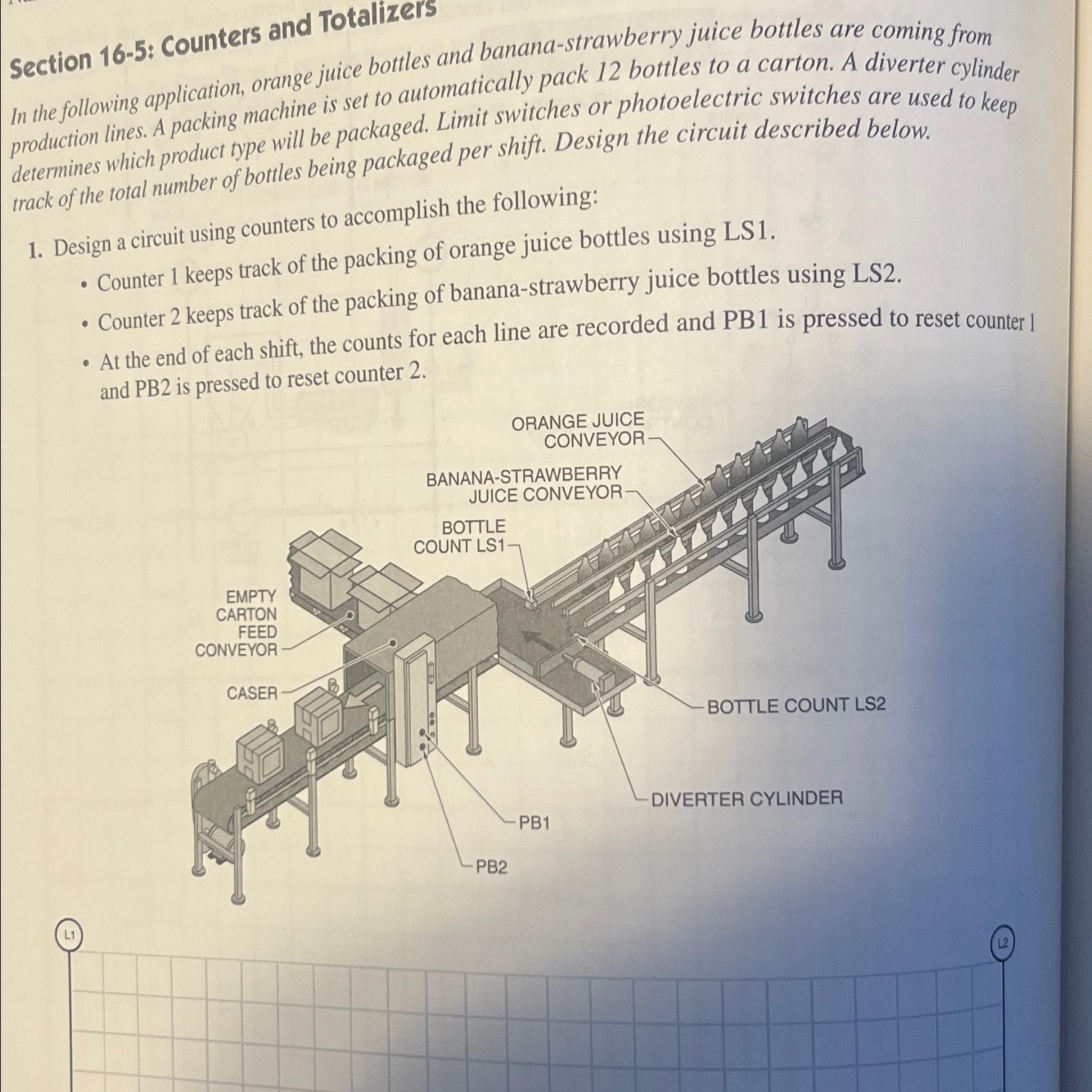 Solved Section 16-5: Counters and Totalizer'sIn the | Chegg.com