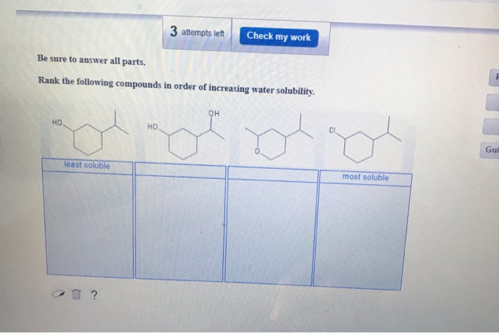 Rank The Following Structures In Order Of Decreasing Electrophile Strength