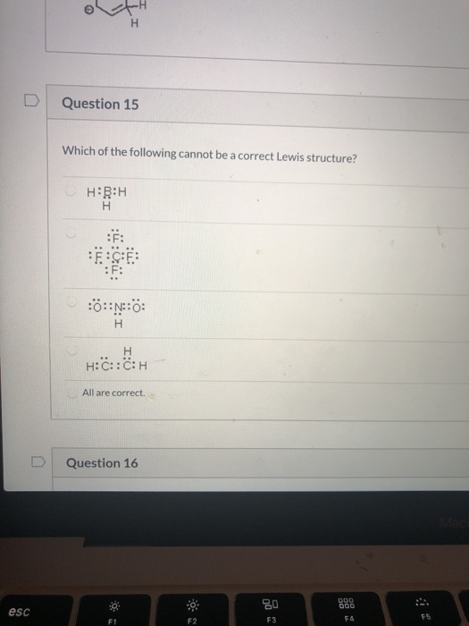 Solved Question 15 Which Of The Following Cannot Be A Cor Chegg Com