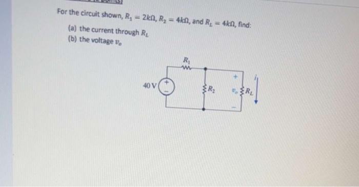 Solved For The Circuit Shown: A) Find The Equivalent | Chegg.com