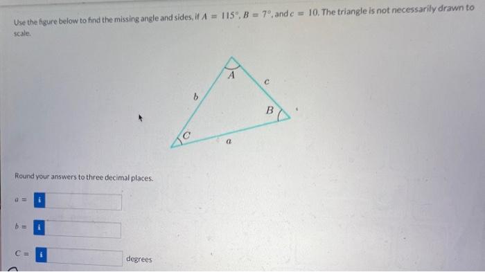 Solved Use The Figure Below To Find The Missing Angle And | Chegg.com