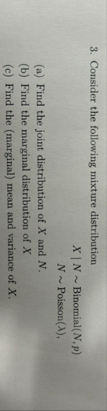 Solved Consider the following mixture | Chegg.com
