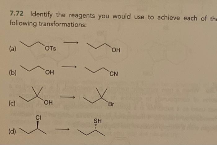 Solved 7.78 Consider the following substitution reaction: | Chegg.com