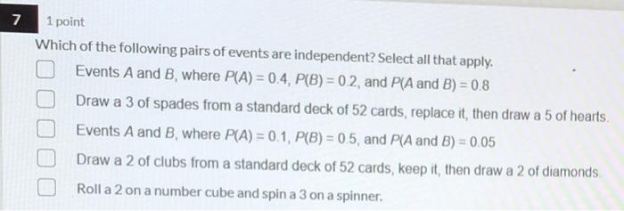 Solved 1 point There are 5 red tiles and 5 blue tiles with | Chegg.com