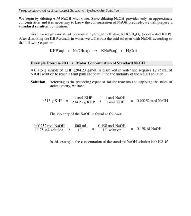 Solved B. Titration of Acetic Acid in Vinegar UNKNOWN