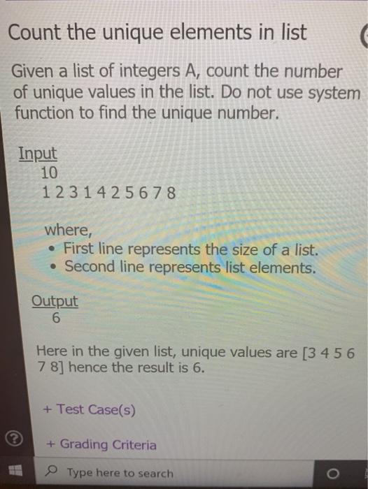 solved-count-the-unique-elements-in-list-c-given-a-list-of-chegg