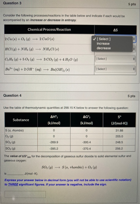 Solved Question 3 5 pts Consider the following | Chegg.com