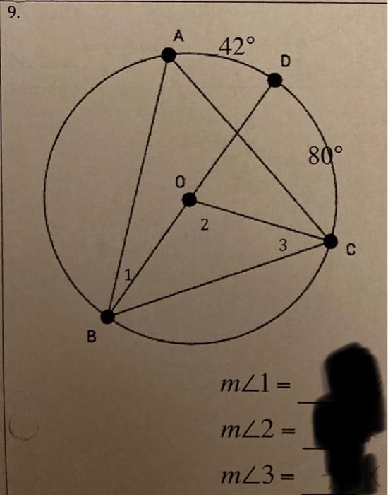 Solved 9. m∠1=m∠2=m∠3= | Chegg.com