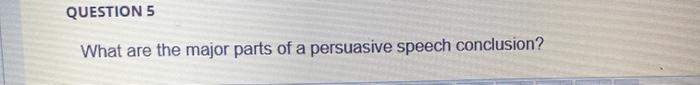 the persuasive speech outline assignment is divided into 3 parts