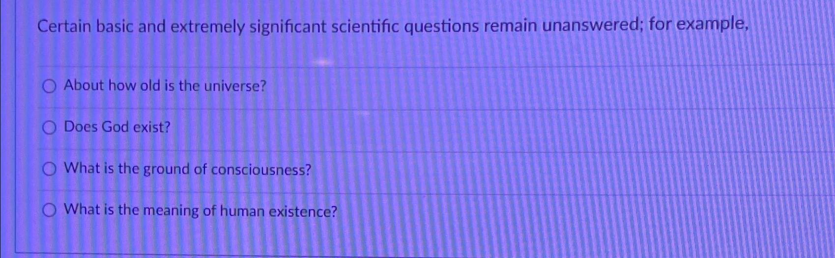 Solved Certain basic and extremely significant scientific | Chegg.com