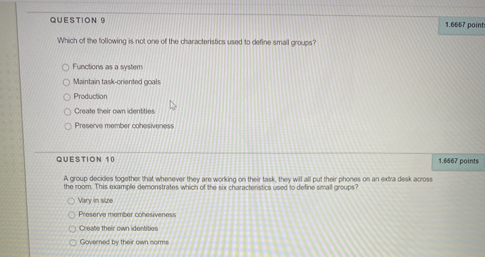 Solved QUESTION 1 1.6667 points Save Answer Jeff and Eric | Chegg.com