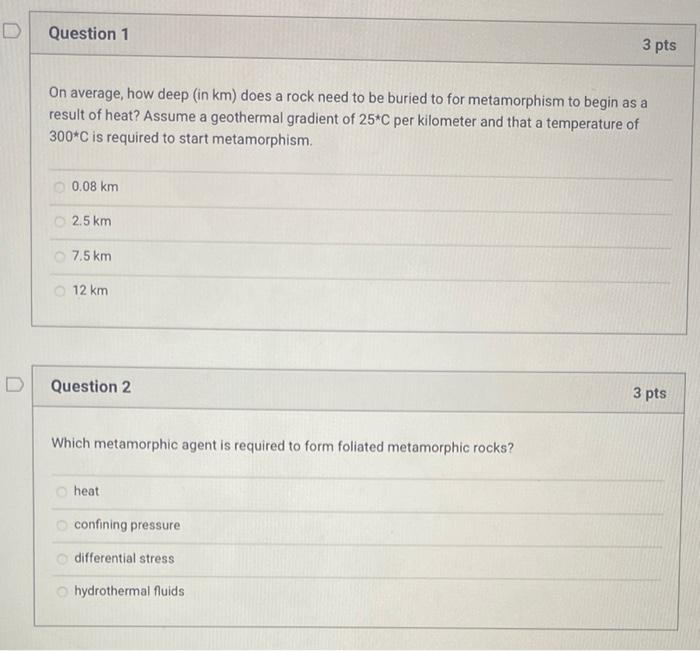Solved D Question 1 3 pts On average, how deep (in km) does | Chegg.com