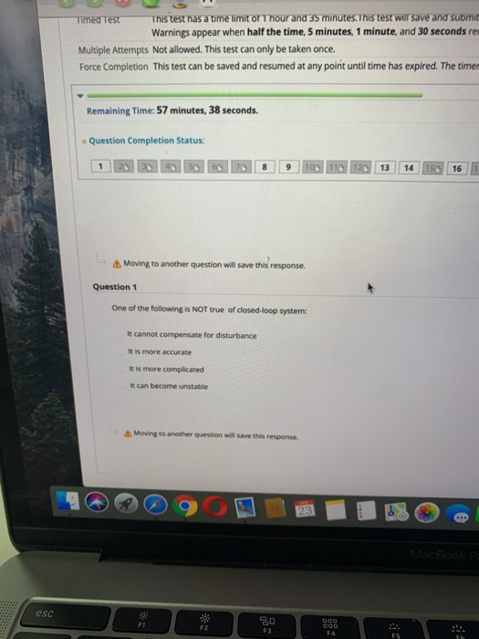 Solved Timed Test This test has a time limit of Thour and 35 | Chegg.com