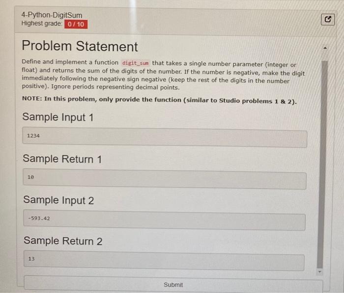 Solved 3-Python-Time Delta Highest grade 0 / 10 Problem | Chegg.com