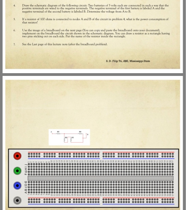 Solved Draw the schematic diagram of the following circuit: | Chegg.com