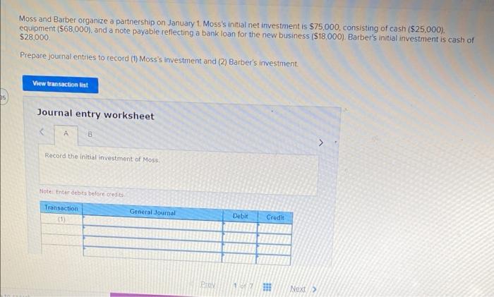 solved-moss-and-barber-organize-a-partnership-on-january-1-chegg
