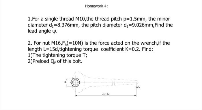 m10 thread diameter in inches