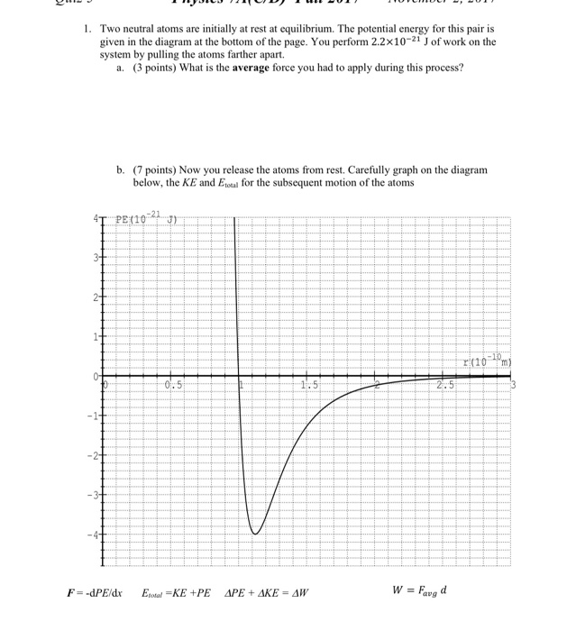 Solved how would you find the total energy for question 1b. | Chegg.com