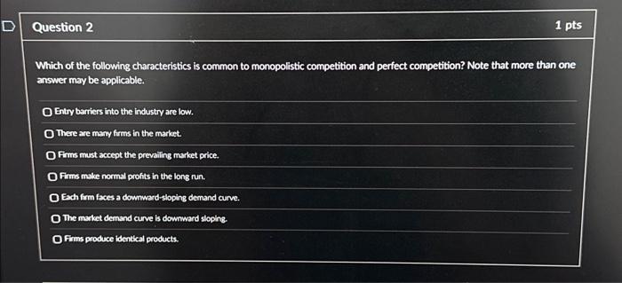 Solved Which of the following characteristics is common to | Chegg.com