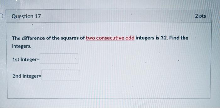 solved-the-difference-of-the-squares-of-two-consecutive-odd-chegg