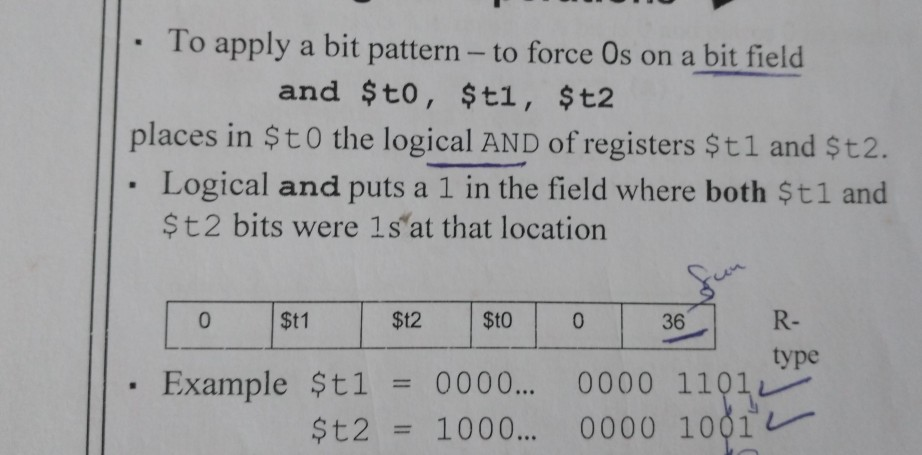 Solved To apply a bit pattern - to force Os on a bit field | Chegg.com