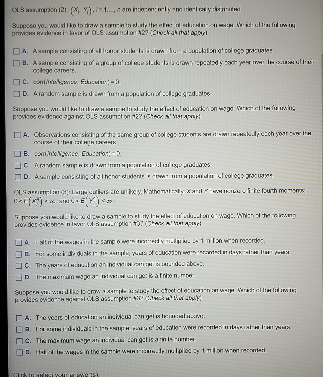 Solved Suppose you are interested in studying the | Chegg.com