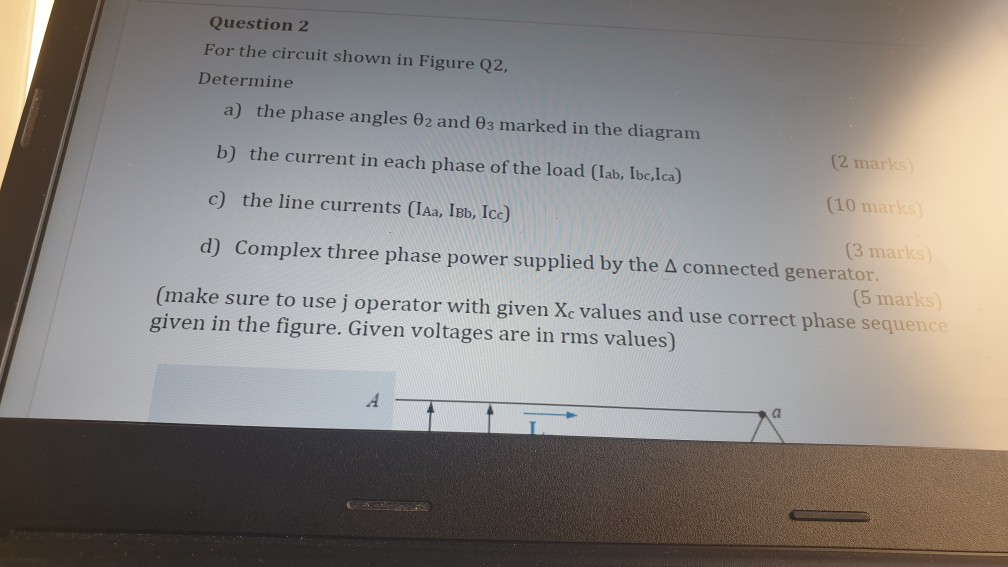 Solved Question 2 For the circuit shown in Figure Q2, | Chegg.com