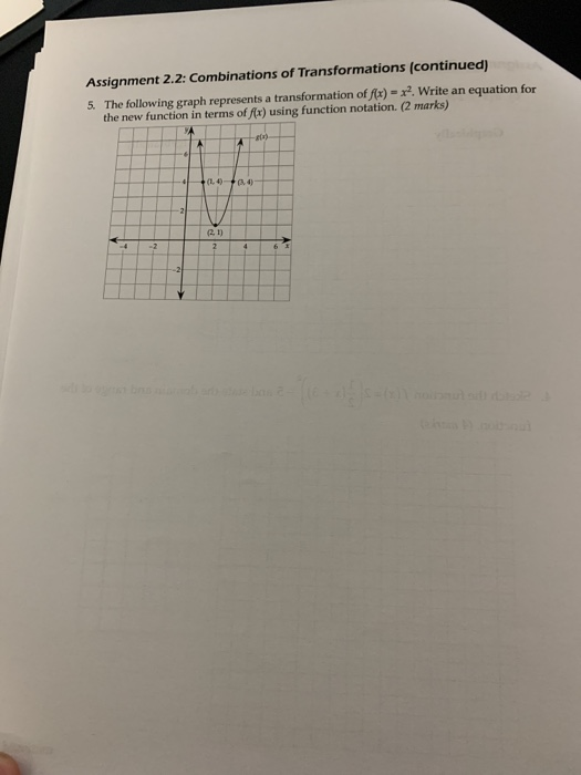 Solved Assignment 2.2 Combinations of Transformations Total: | Chegg.com