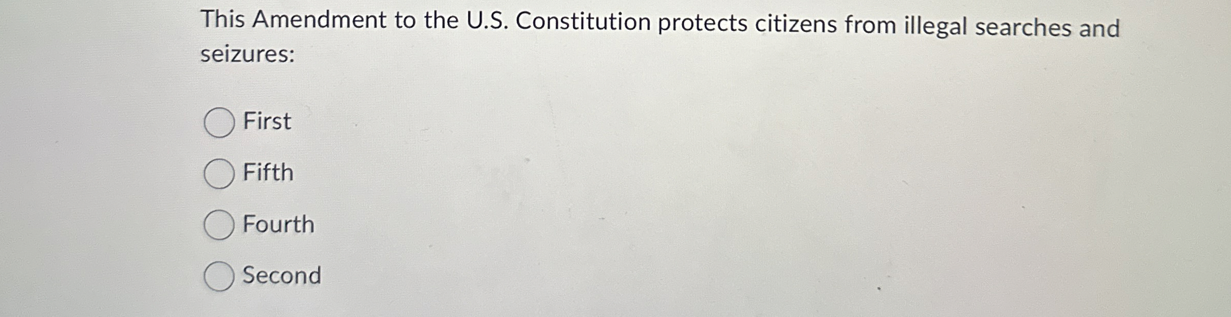 Solved This Amendment To The U.s. ﻿constitution Protects 