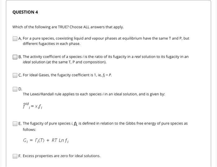 Solved QUESTION 1 Match The Following Descriptions To The | Chegg.com