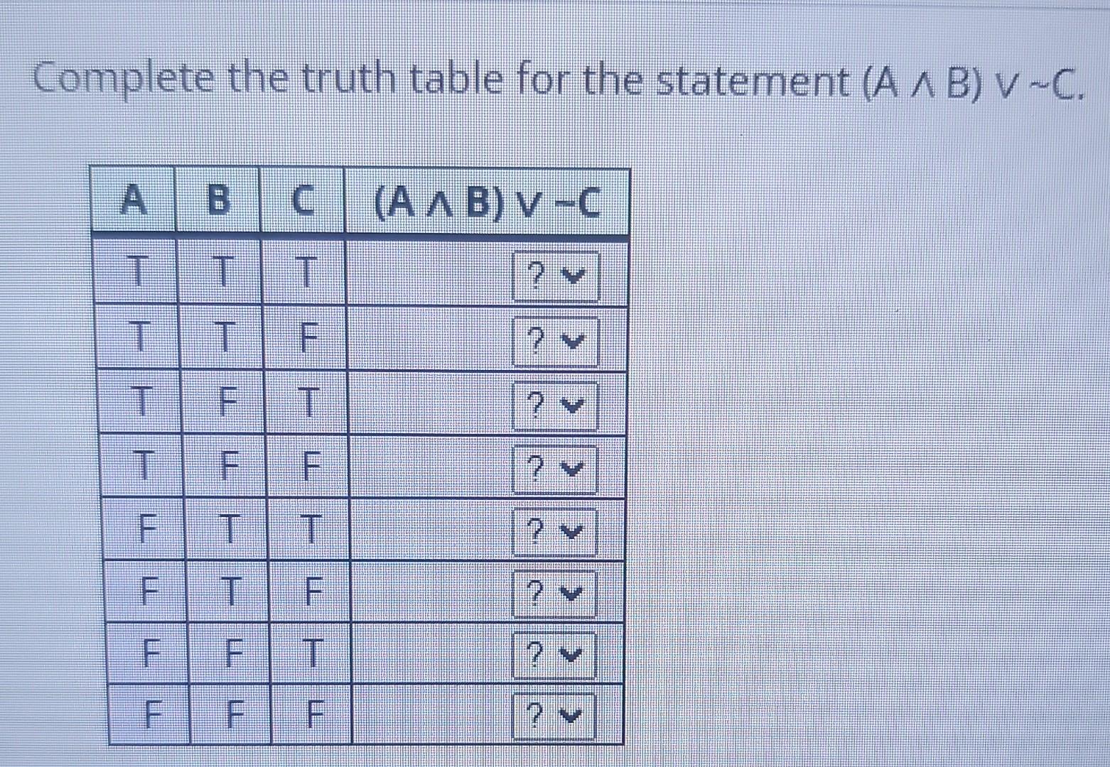 Solved Complete the truth table for the statement Q∧∼R. | Chegg.com