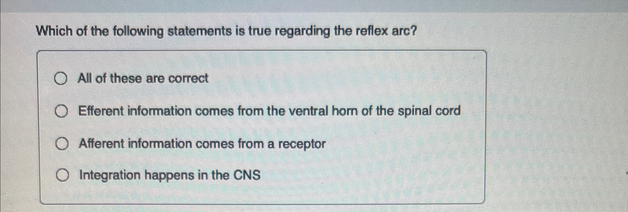 Solved Which of the following statements is true regarding | Chegg.com