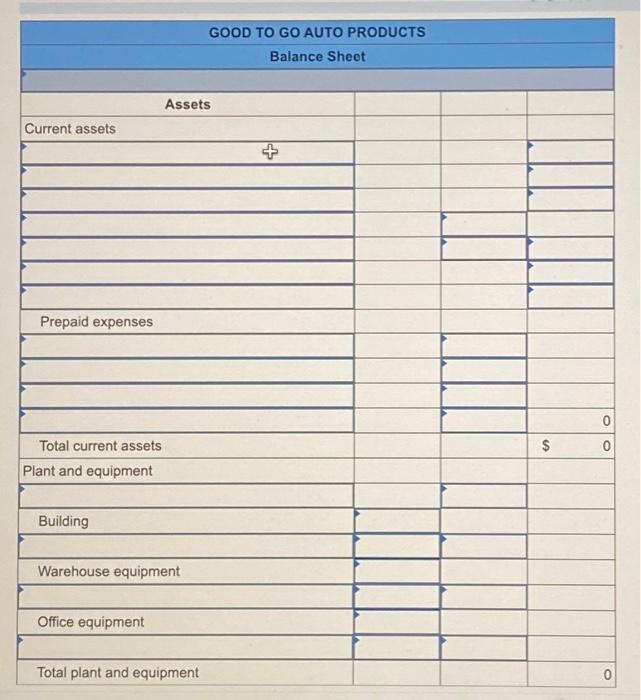 Solved Good to Go Auto Products distributes automobile parts