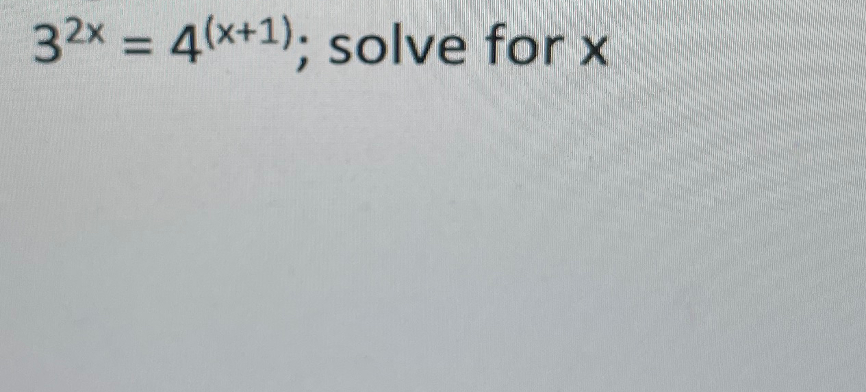 solved-32x-4-x-1-solve-for-x-chegg