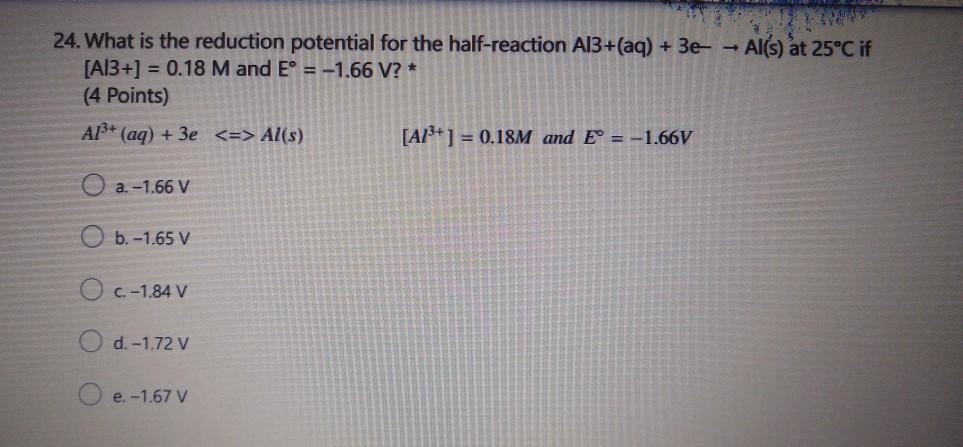 solved-24-what-is-the-reduction-potential-for-the-chegg