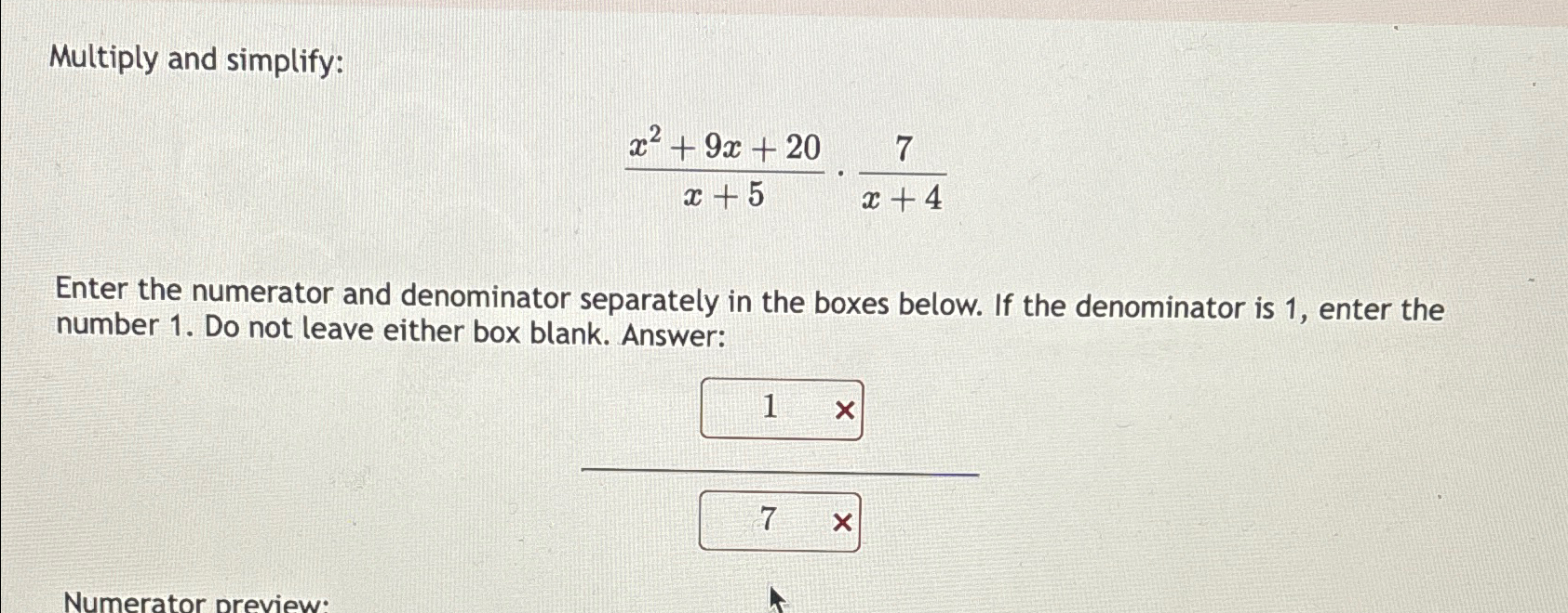 multiply and simplify 2x^2 - 3x   9)(-4x^2   5x - 7)